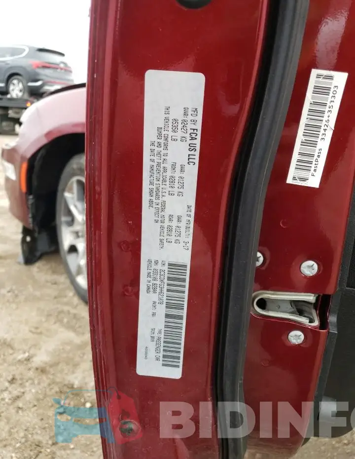 2C3CDXFG3HH621078 Photo# 12