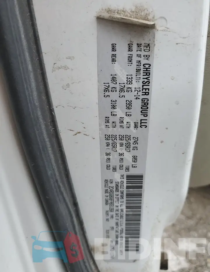 2C4RDGBG6FR651260 Photo# 13
