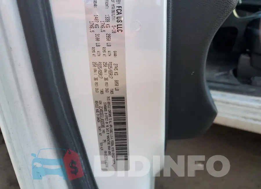 2C4RDGEG1JR325385 Photo# 12