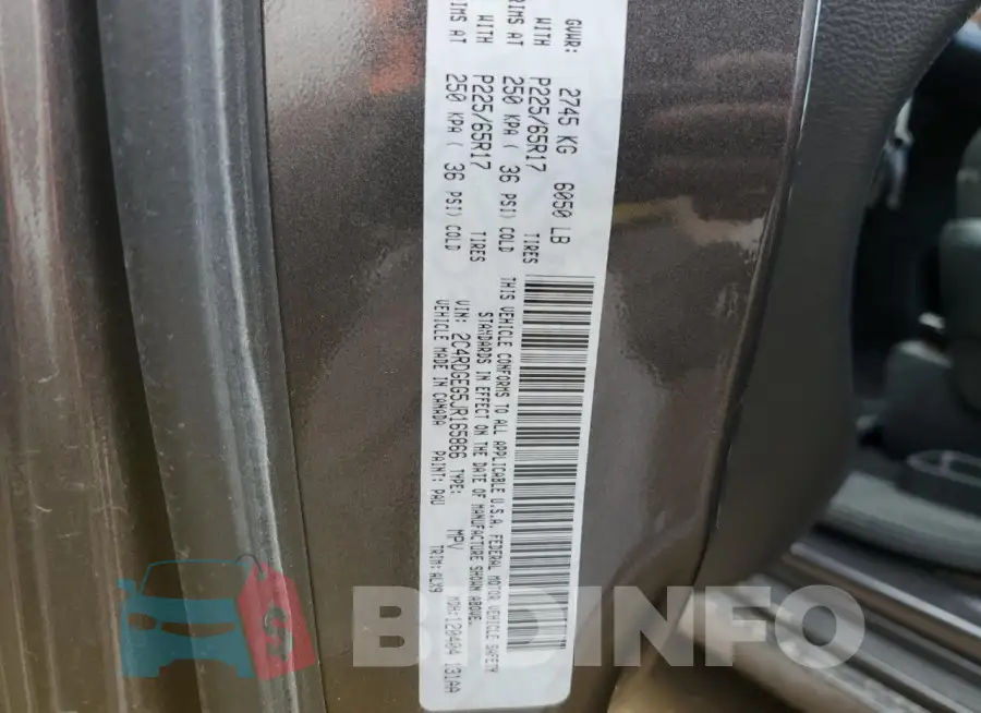 2C4RDGEG5JR165866 Photo# 14
