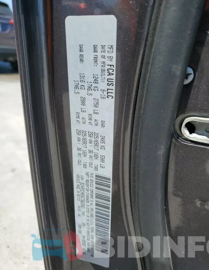 3C4PDCAB5KT862561 Photo# 13