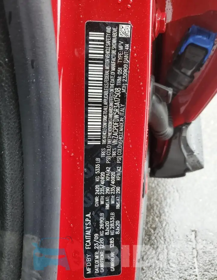 ZACPDFDW5R3A17508 Photo# 12
