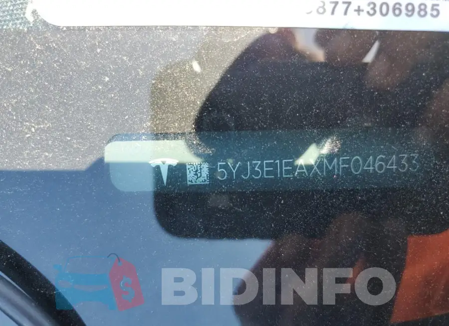 5YJ3E1EAXMF046433 Photo# 12