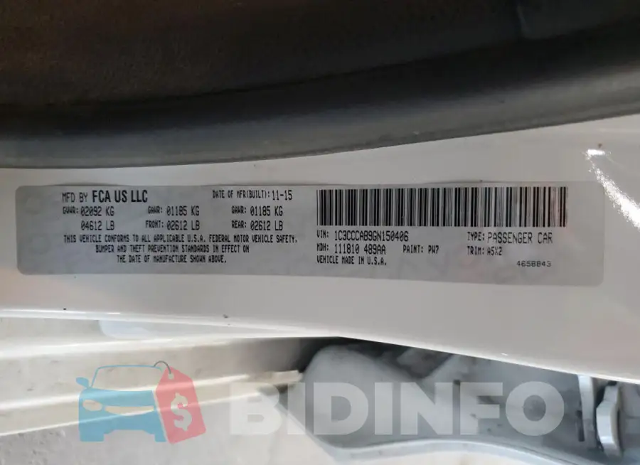 1C3CCCAB9GN150406 Photo# 12