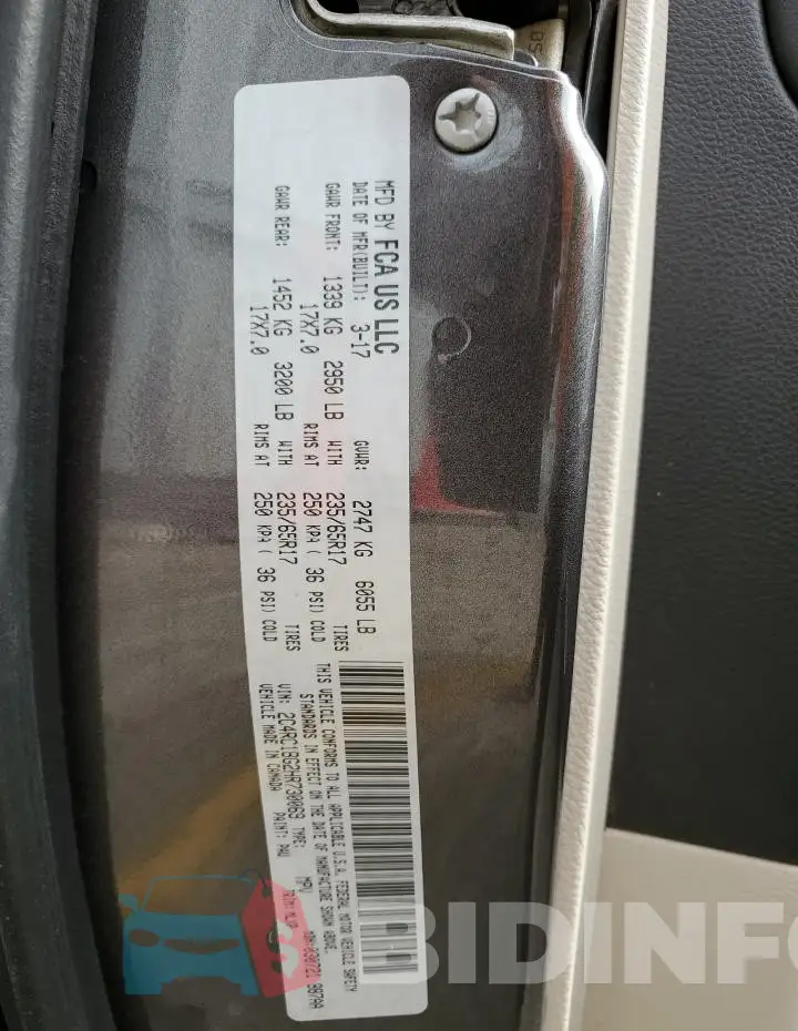 2C4RC1BG2HR730069 Photo# 13
