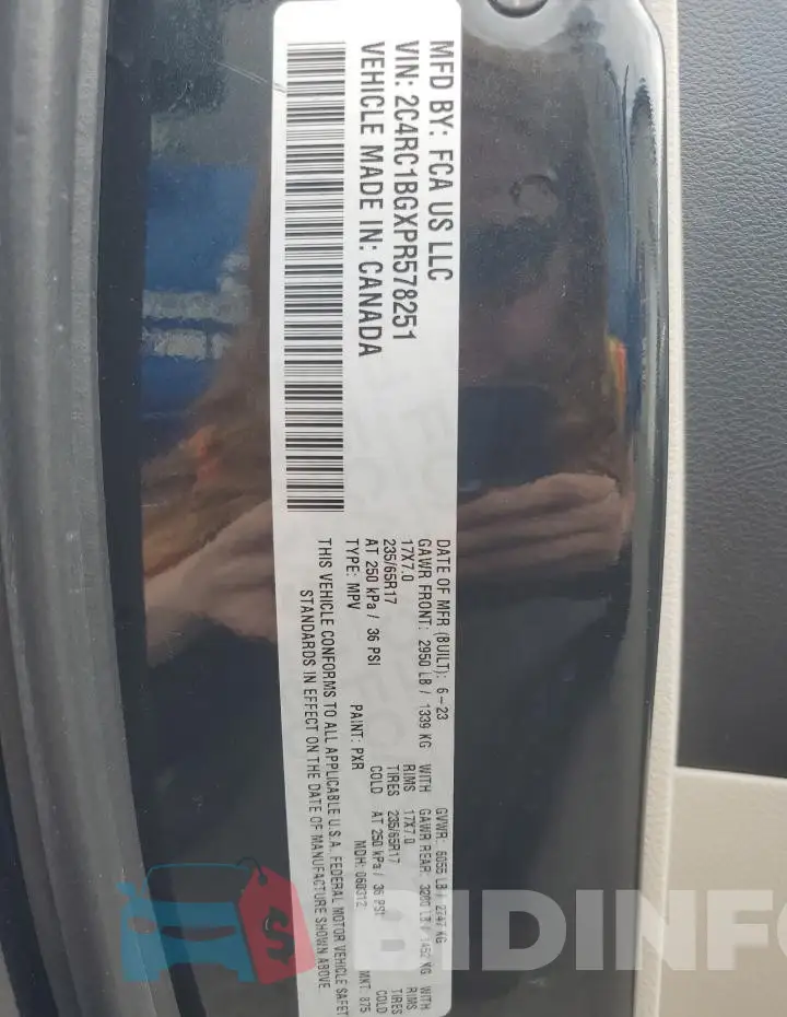 2C4RC1BGXPR578251 Photo# 13