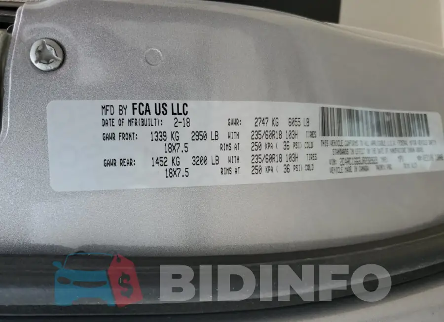 2C4RC1GG3JR232929 Photo# 13