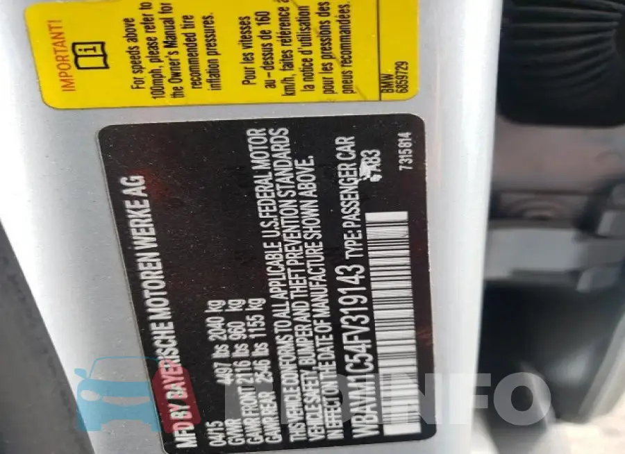 WBAVM1C54FV319143 Photo# 10