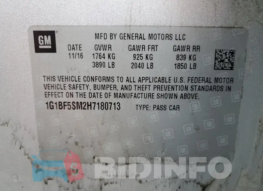 1G1BF5SM2H7180713 Photo# 12