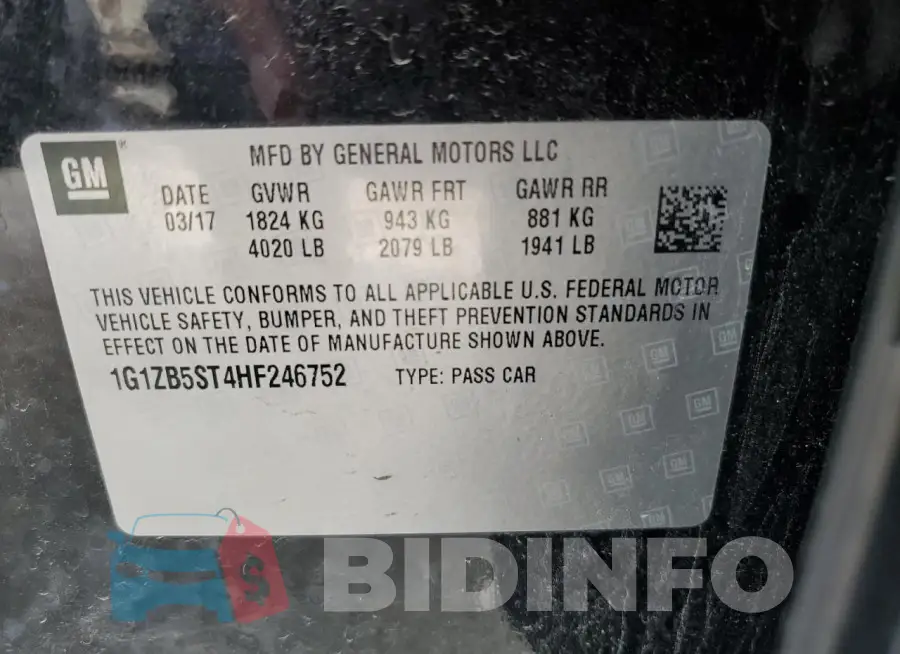 1G1ZB5ST4HF246752 Photo# 12