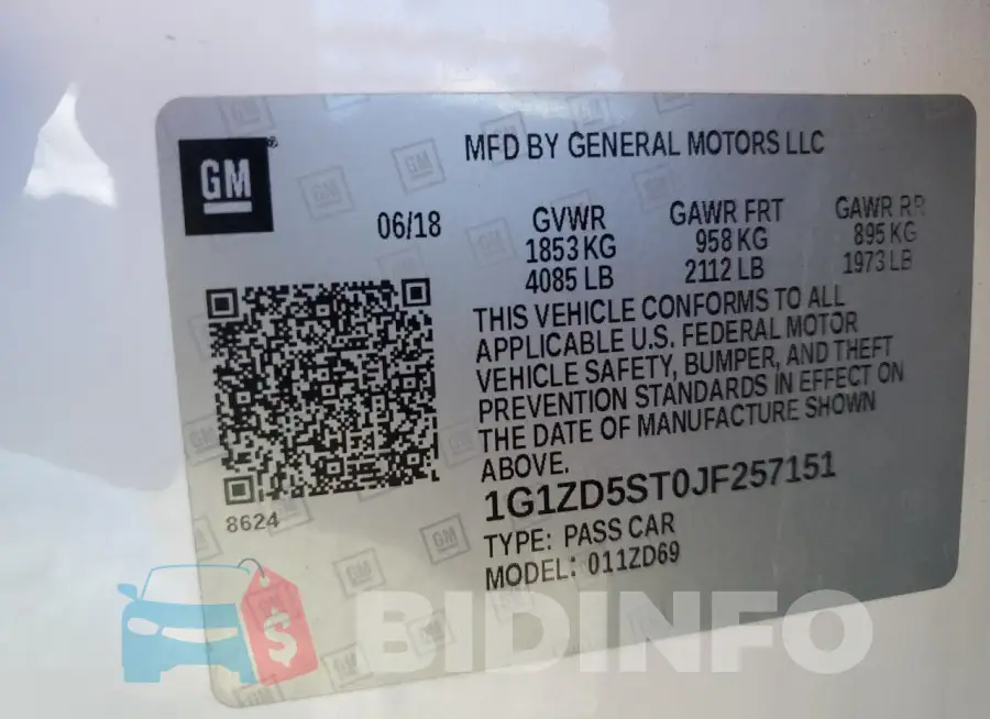 1G1ZD5ST0JF257151 Photo# 12
