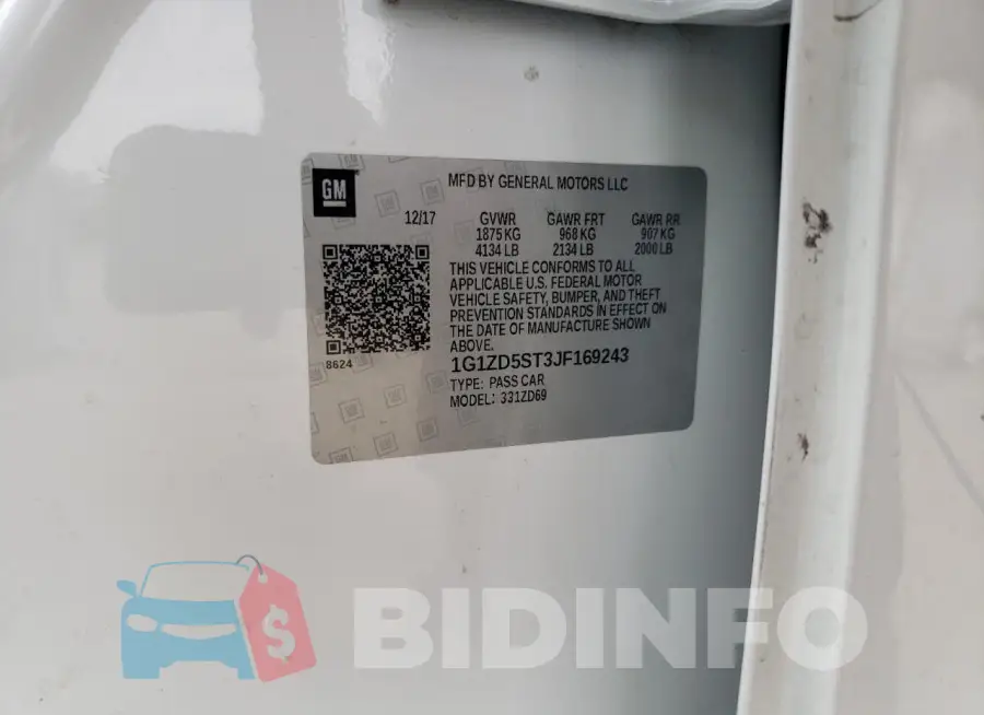 1G1ZD5ST3JF169243 Photo# 12