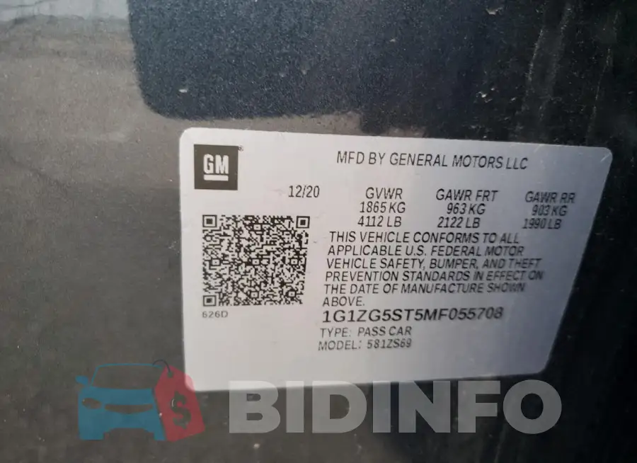 1G1ZG5ST5MF055708 Photo# 12