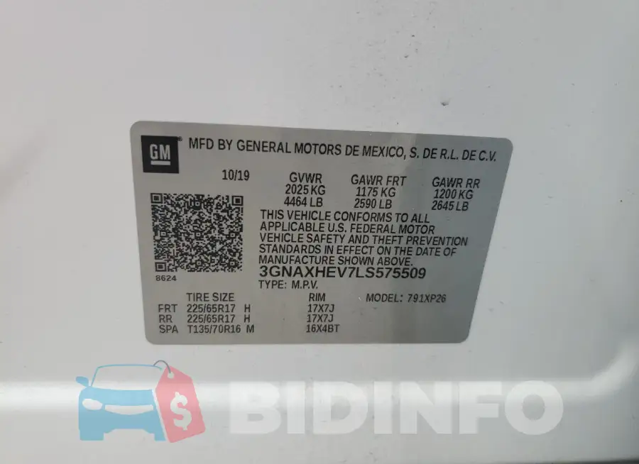 3GNAXHEV7LS575509 Photo# 12