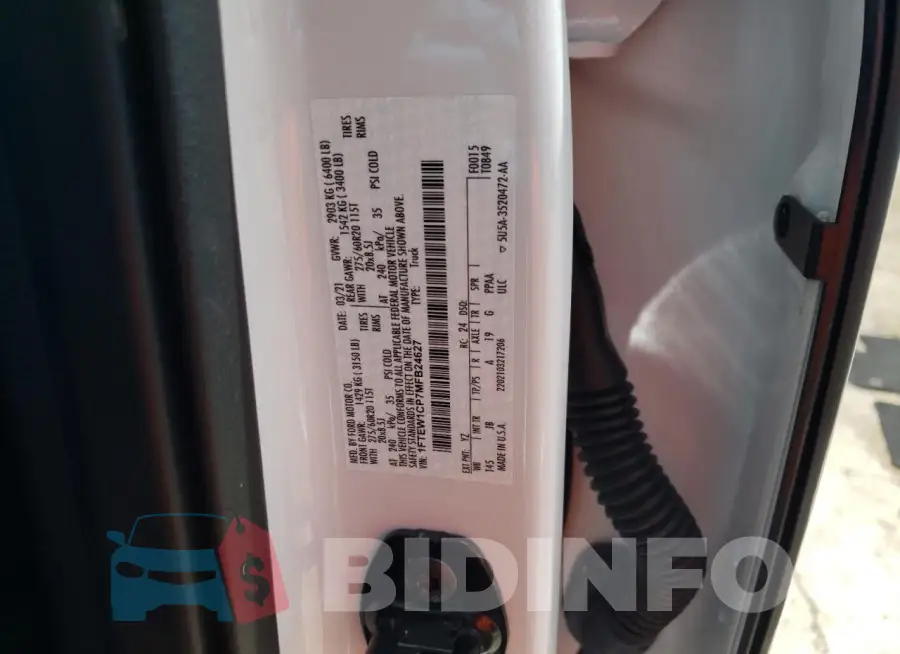 1FTEW1CP7MFB24627 Photo# 12
