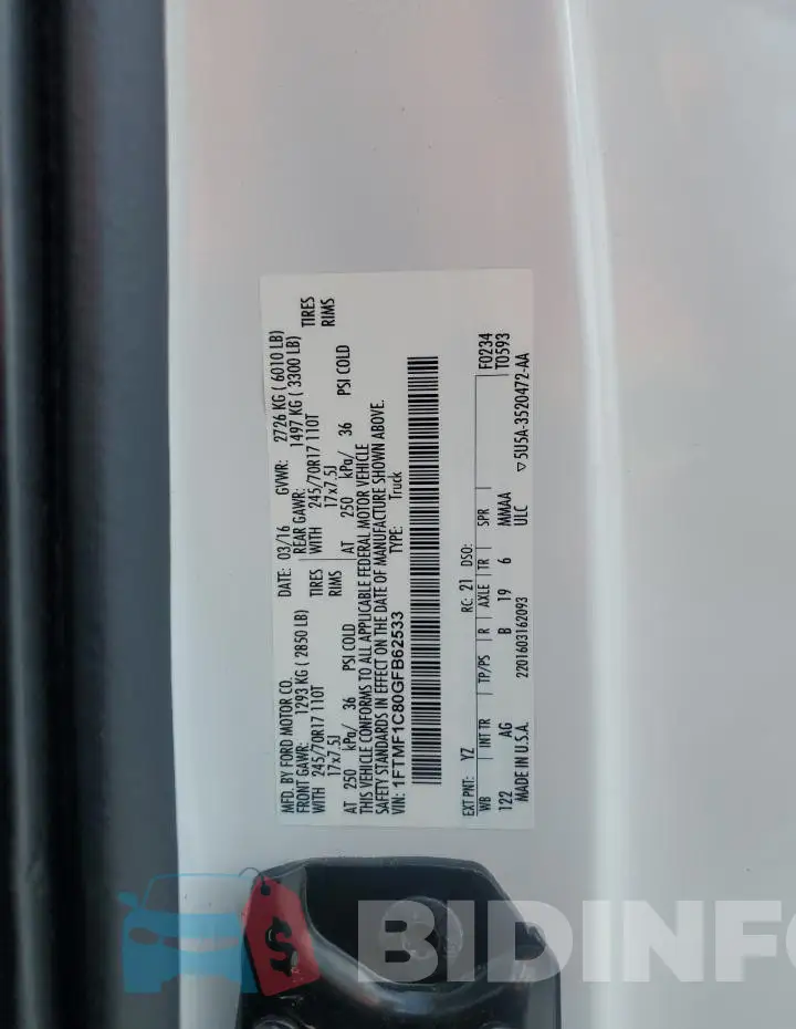 1FTMF1C80GFB62533 Photo# 12