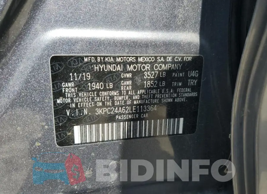 3KPC24A62LE113364 Photo# 13