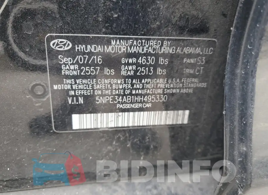 5NPE34AB1HH495330 Photo# 13