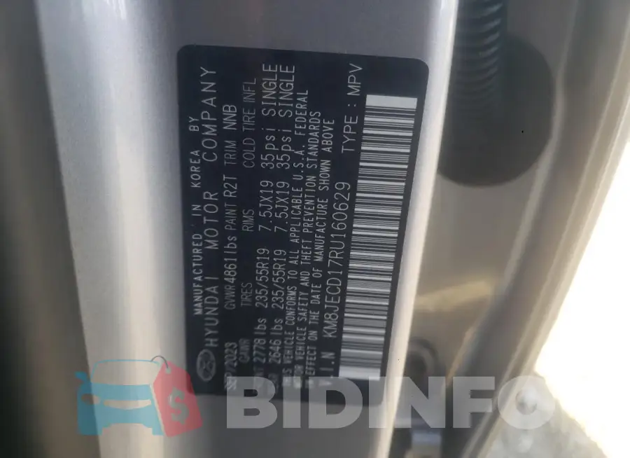 KM8JECD17RU160629 Photo# 12