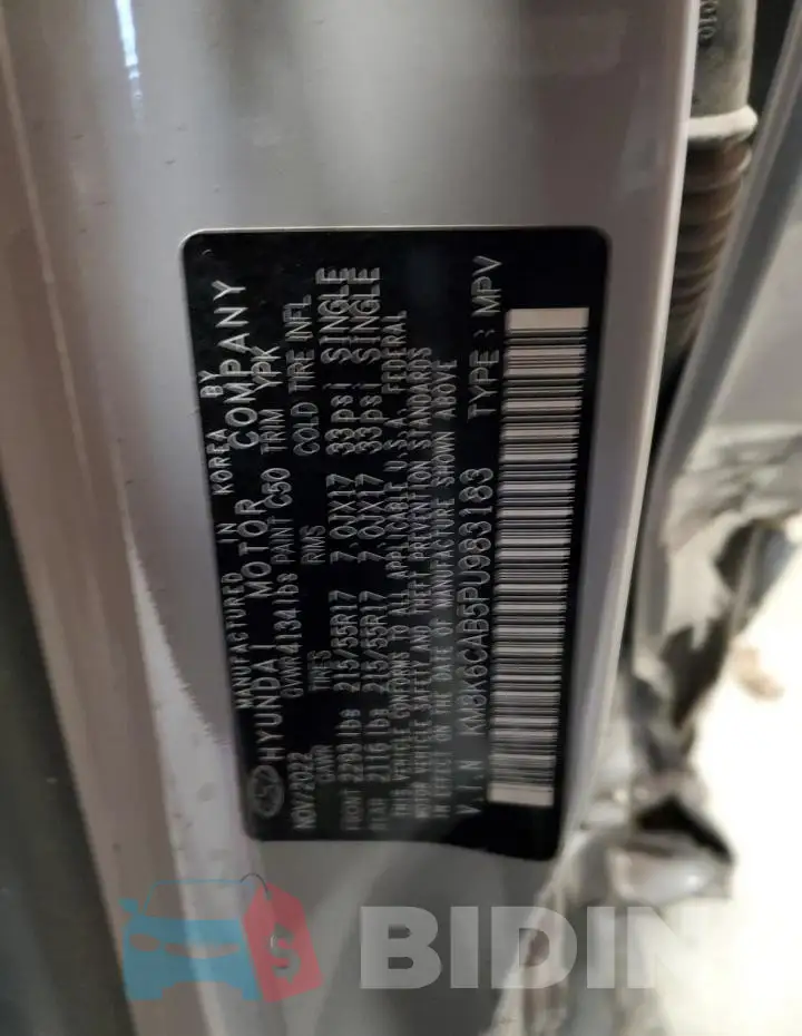 KM8K6CAB5PU983183 Photo# 12