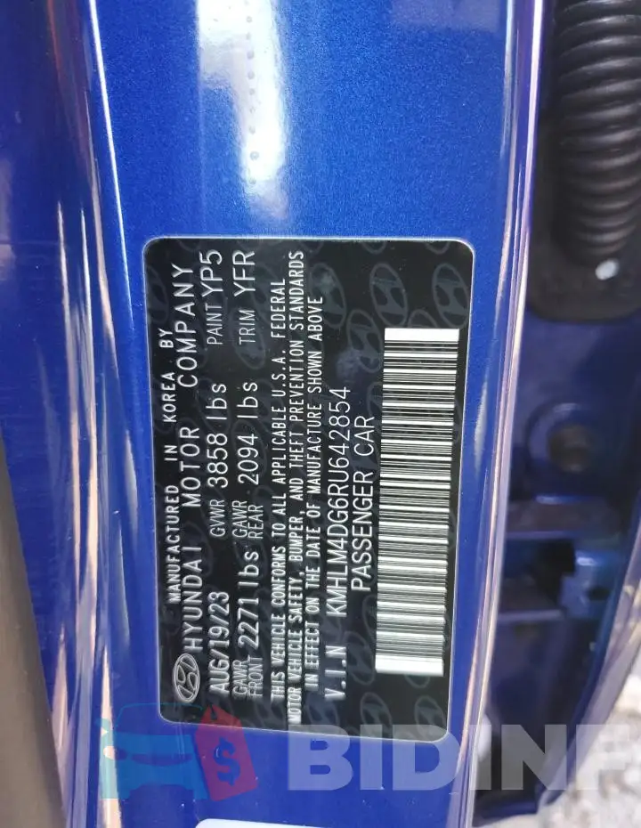 KMHLM4DG6RU642854 Photo# 12