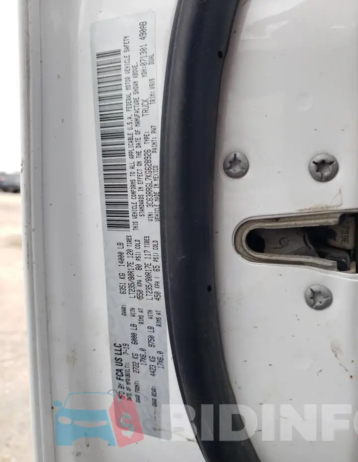 3C63RRGL7KG628926 Photo# 12
