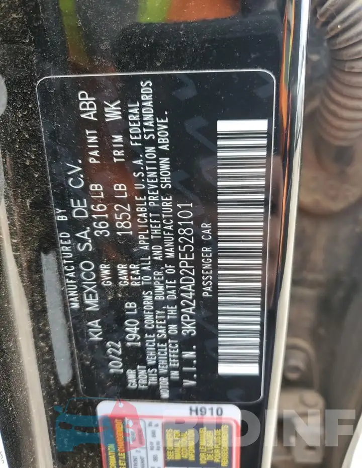 3KPA24AD2PE528101 Photo# 13