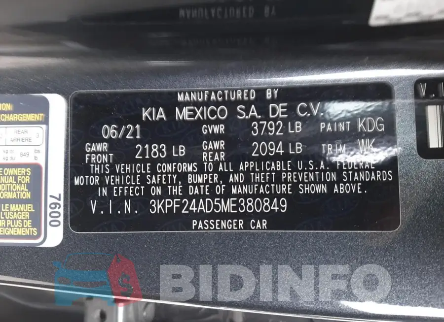 3KPF24AD5ME380849 Photo# 12