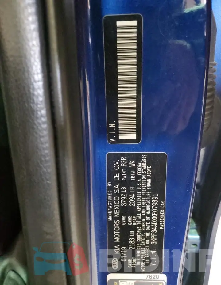 3KPF34ADXKE079391 Photo# 12