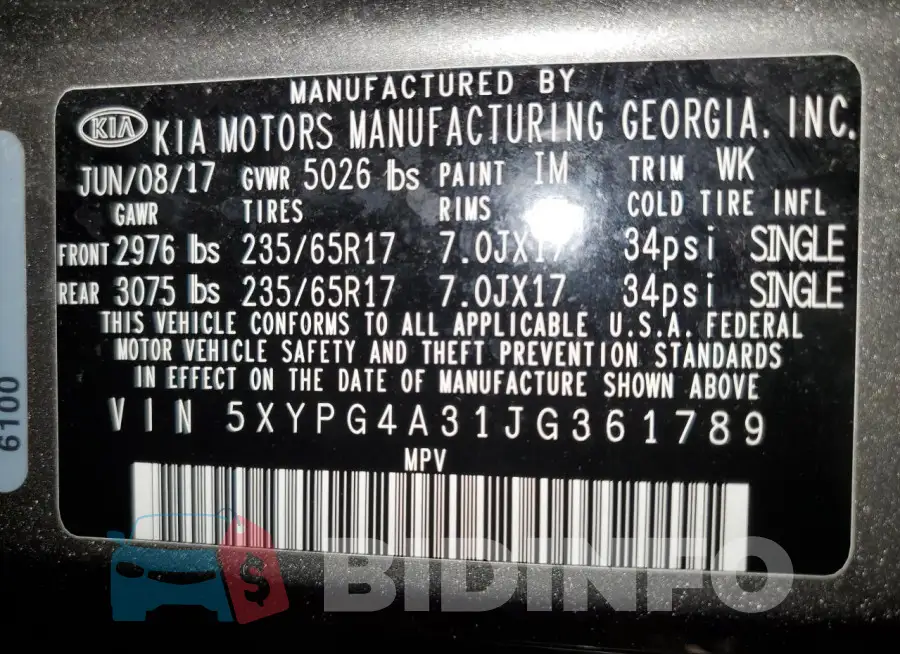 5XYPG4A31JG361789 Photo# 13