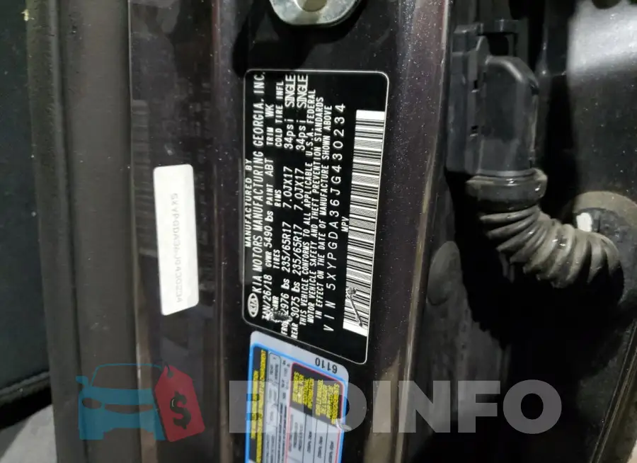 5XYPGDA36JG430234 Photo# 13