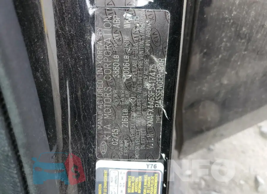 KNAFX4A63F5417475 Photo# 12