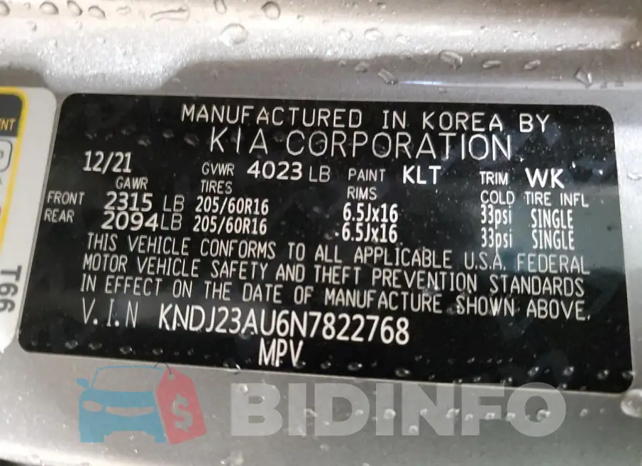KNDJ23AU6N7822768 Photo# 12