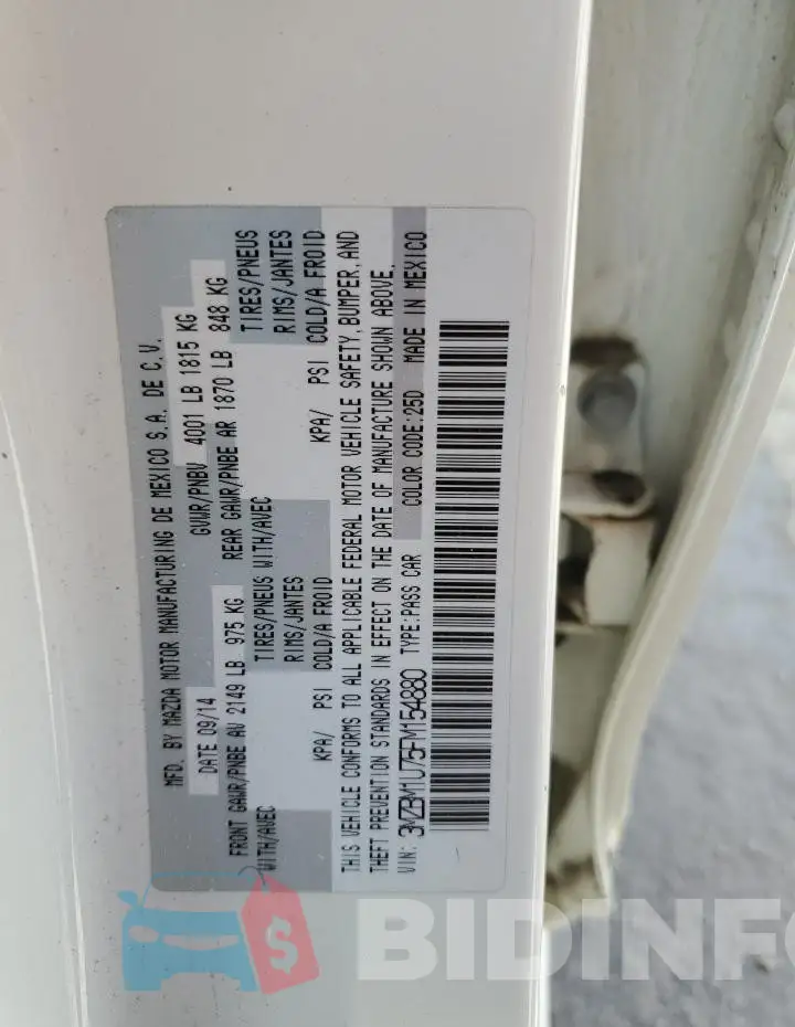 3MZBM1U75FM154880 Photo# 12