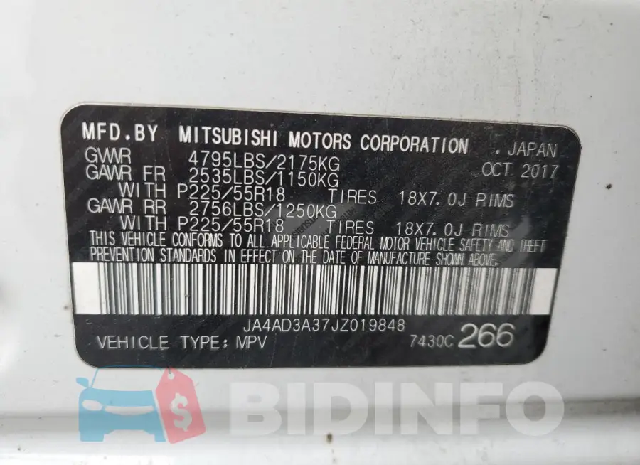 JA4AD3A37JZ019848 Photo# 12