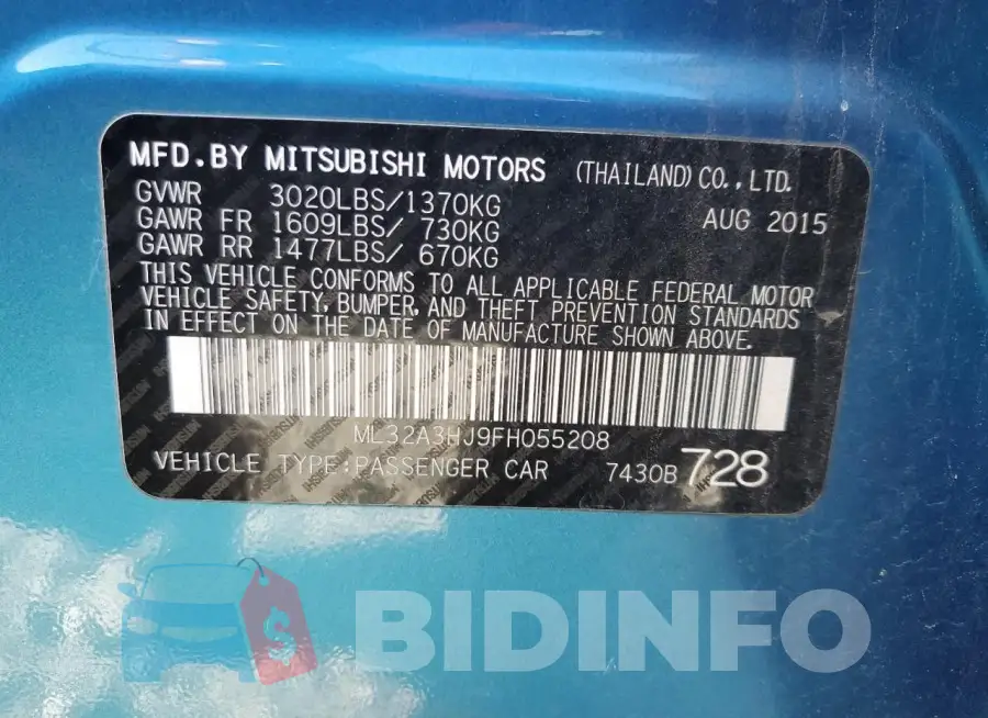 ML32A3HJ9FH055208 Photo# 12