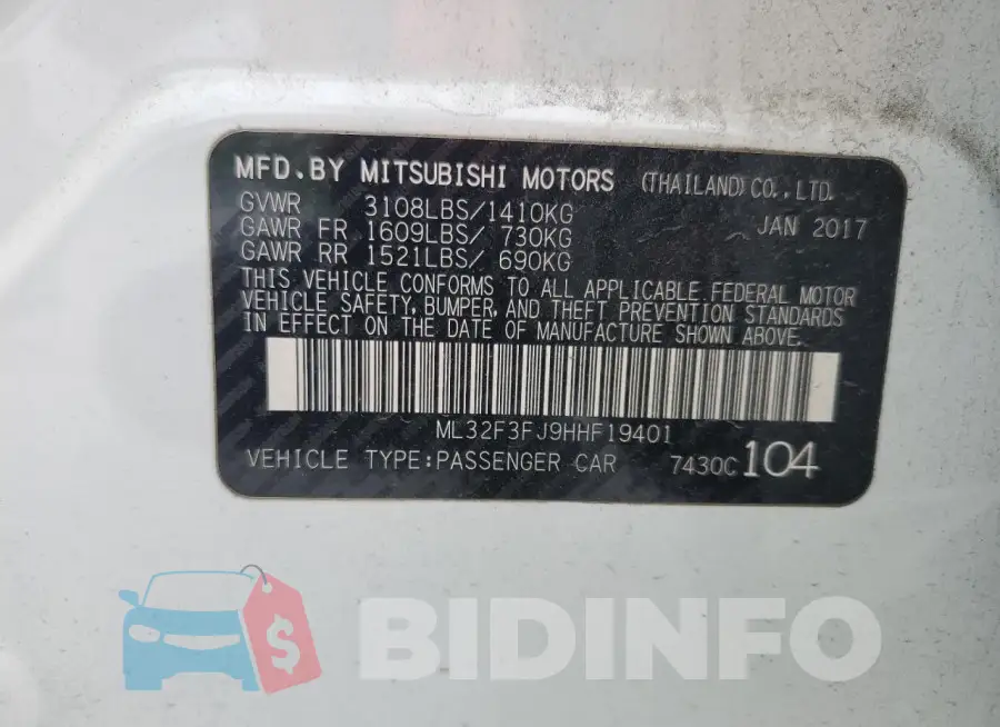 ML32F3FJ9HHF19401 Photo# 12