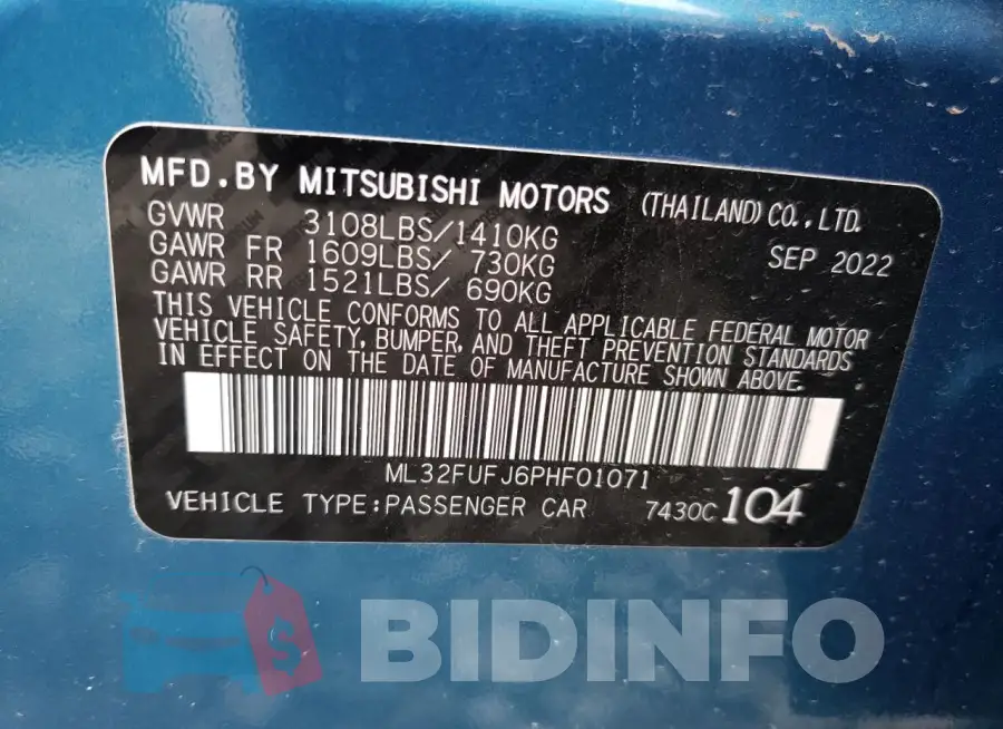 ML32FUFJ6PHF01071 Photo# 12
