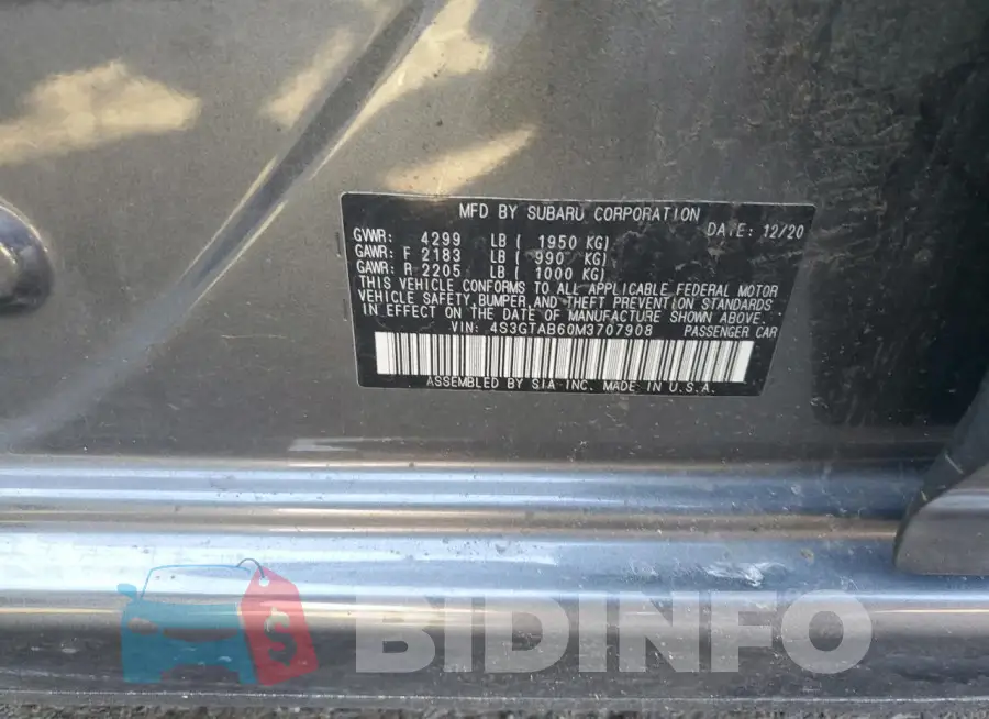 4S3GTAB60M3707908 Photo# 13