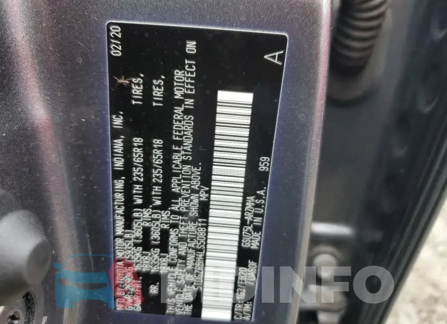 5TDGZRBH4LS508811 Photo# 12