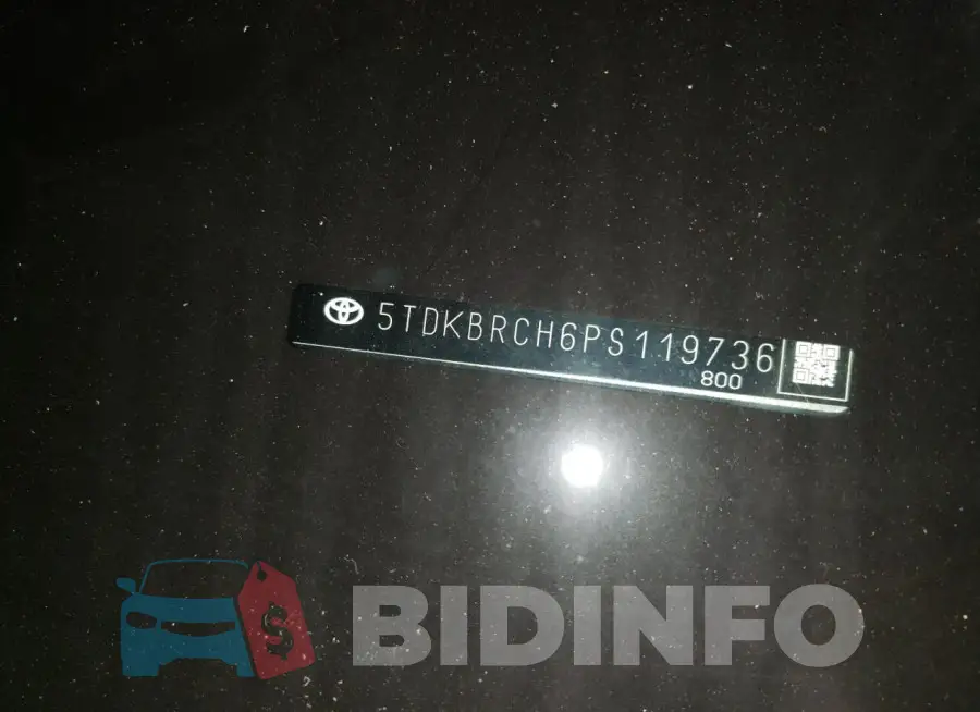 5TDKBRCH6PS119736 Photo# 13