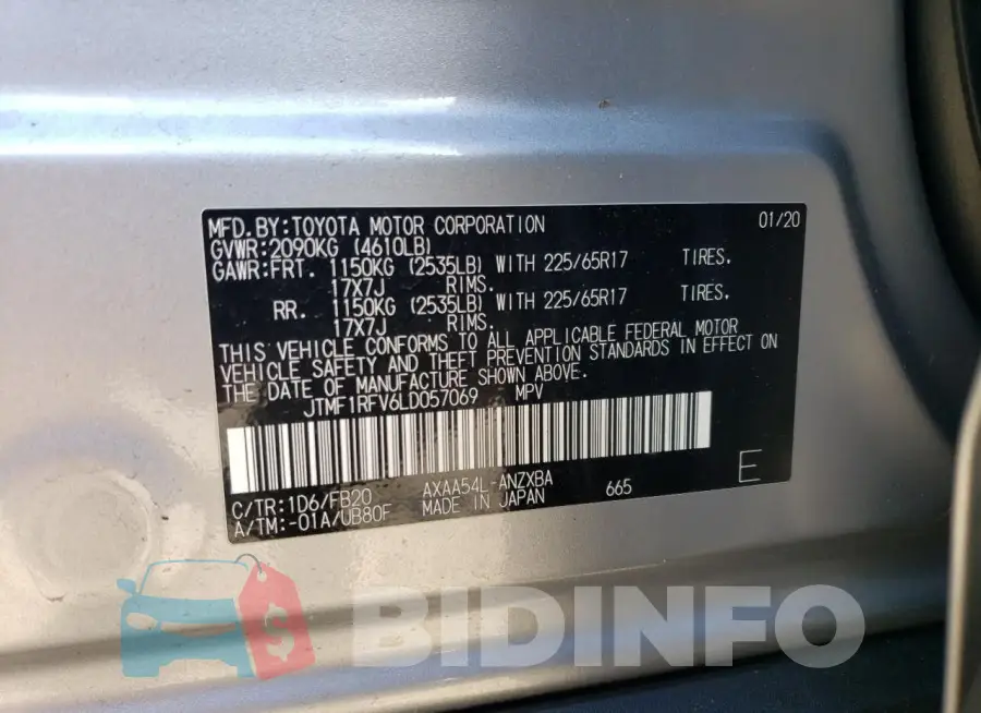 JTMF1RFV6LD057069 Photo# 14