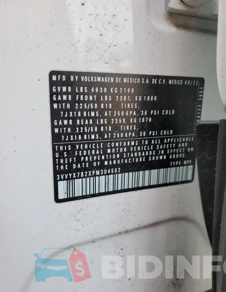 3VVYX7B2XPM304502 Photo# 13