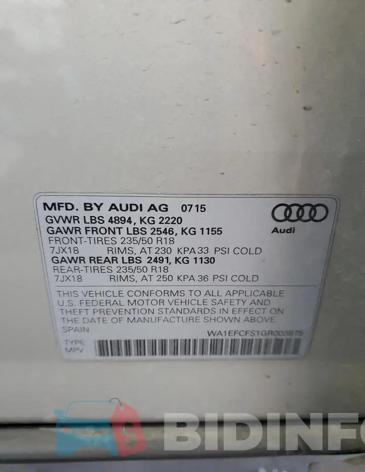 WA1EFCFS1GR003875 Photo# 12