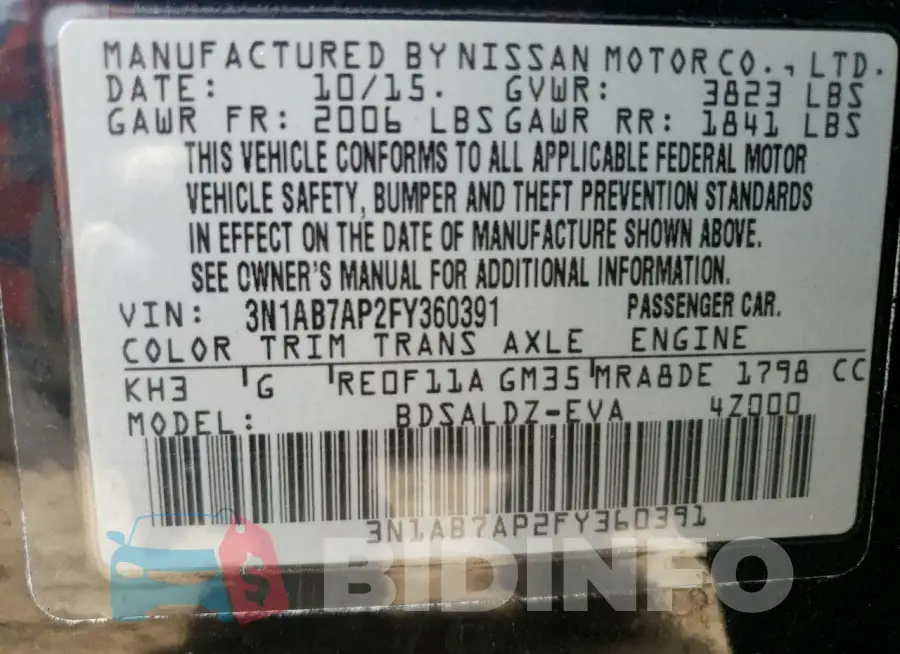 3N1AB7AP2FY360391 Photo# 12