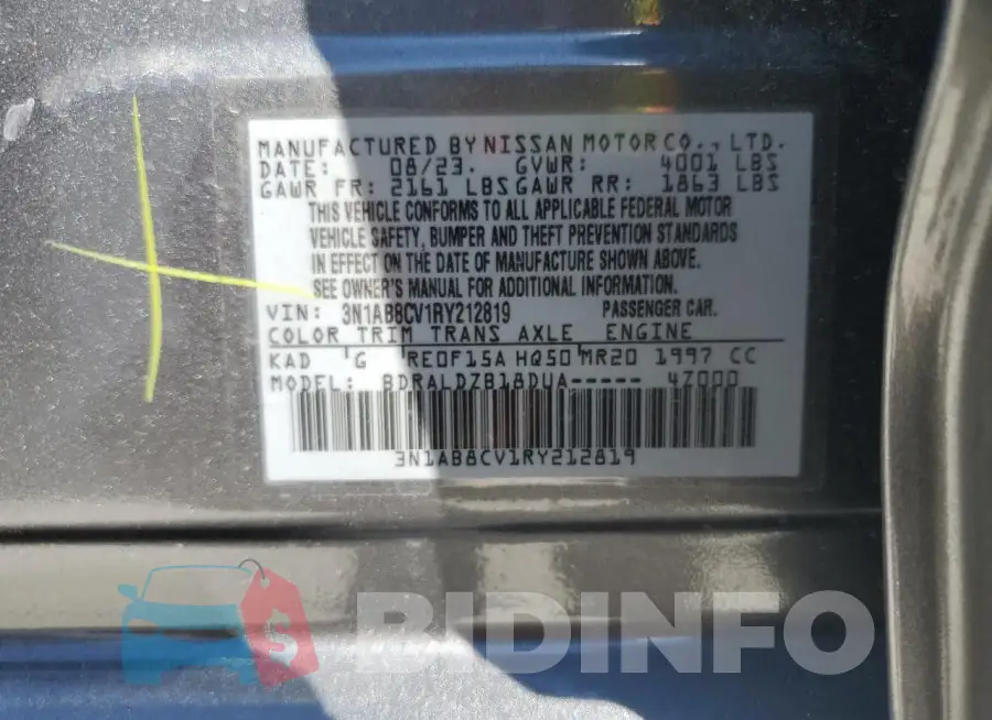 3N1AB8CV1RY212819 Photo# 12