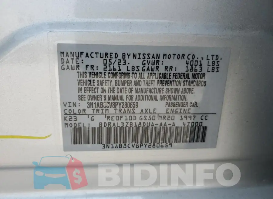 3N1AB8CV8PY280659 Photo# 13