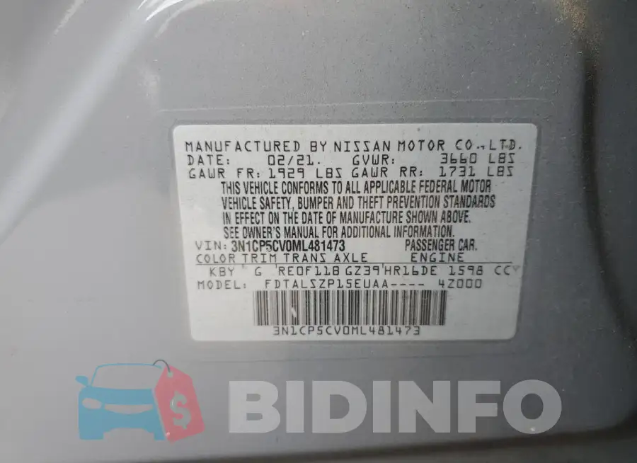 3N1CP5CV0ML481473 Photo# 14