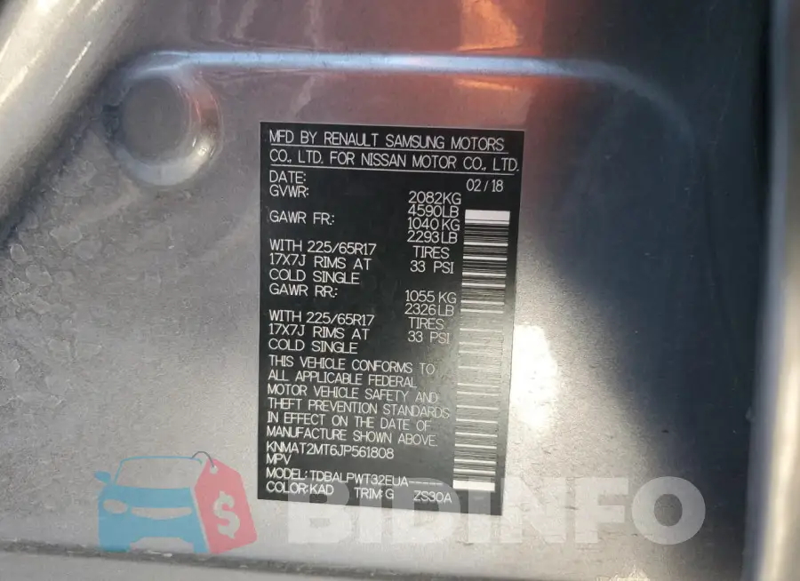 KNMAT2MT6JP561808 Photo# 13