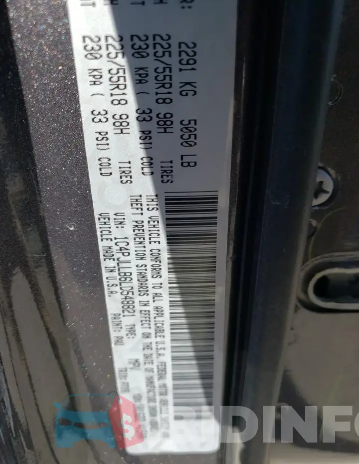 1C4PJLLB6LD548821 Photo# 12